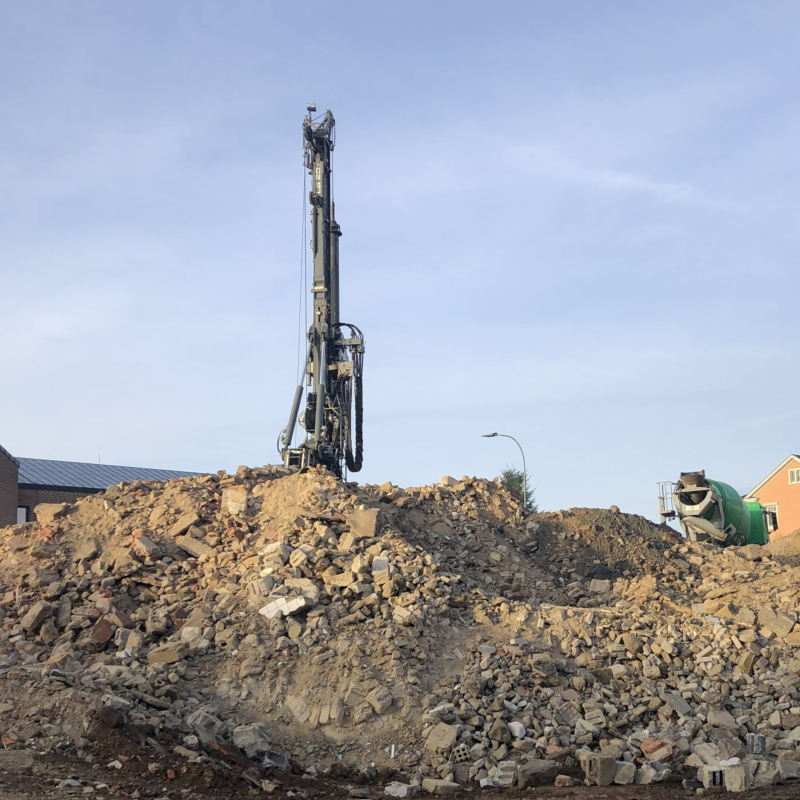 Fortschritte im Blockbereich Gießener Straße / Londorfer Straße in Grünberg.