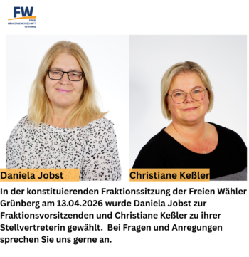 Konstituierende Fraktionssitzung der Freien Wähler Grünberg