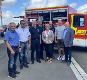 Der Löschzug Mitte der Freiwilligen Feuerwehr Grünberg ist in das neue Feuerwehrhaus eingezogen.