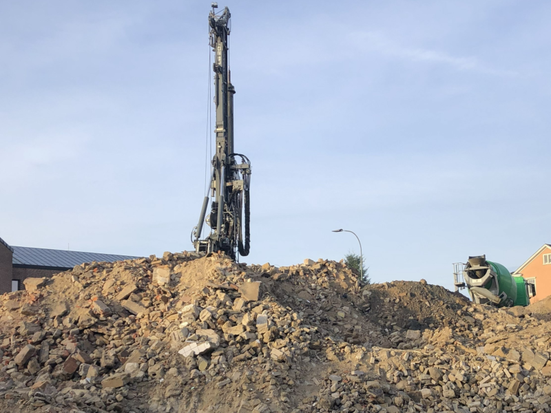Fortschritte im Blockbereich Gießener Straße / Londorfer Straße in Grünberg.